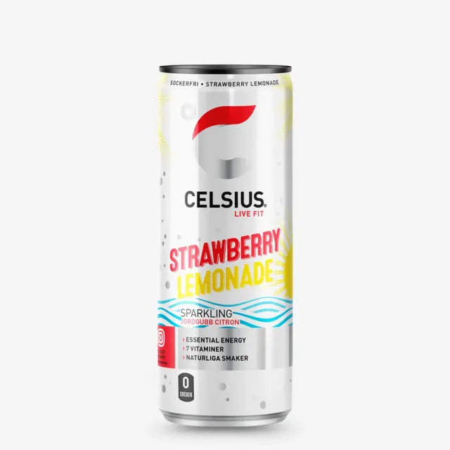 Celsius Strawberry Lemonade Energy Drink 24-Pack Bulk Case - Image 2