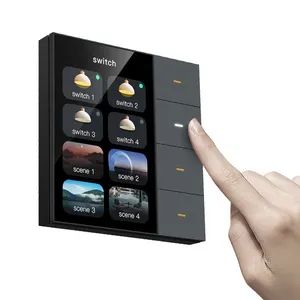 Tianlai Intelligent Zigbee Protocol 3.5-Inch Multifunctional Scene Control Curtain Control Intelligent Switch Panel - Image 2