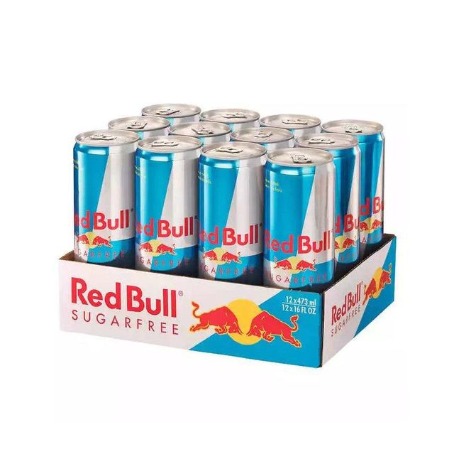classic Red Bull energy drink for daily energy boost refreshing beverage with caffeine taurine and vitamins ideal for athletes students office workers and active lifestyles - Image 2