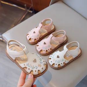 Girls' Sandals Season Summer Gender Unisex Trademark OEM Mini Order Yes Material PU+TPR Origin Shanghai, China Supply Type in-Stock - Image 1