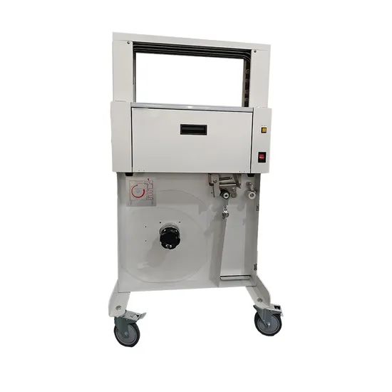 20mm 30mm Wide Paper OPP Packing Banding Machine with Semi Automatic - Image 2