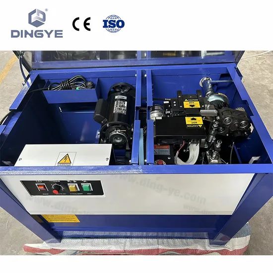 DINGYE KZ900 High Desk Strapping Machine Semi Auto Electric Weld 1Y - Image 6