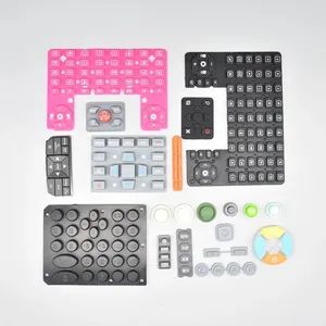 Silicone Rubber Push Conductive Button Covers Silicone Rubber Coated Keypad Buttons - Image 4