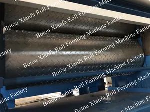 Steel Plate Patterns Embossing Making Machine Iron Plate Dimpler Making Equipment Steel Plate Embossing Cutting Line - Image 5