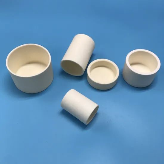Laboratory Use Cylindrical Magnesia Melting Bowl Metal Ceramic Crucible - Image 5
