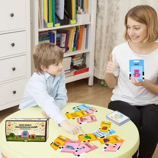 Baby Learning Educational Tool Flash Cards with Pictures Origin China HS Code 48191000 Trademark Custom Model NO. - Image 2