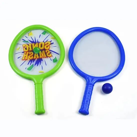 Children s Color Printing Plastic Racket PVC Plastic Toy Tennis Racket - Image 3