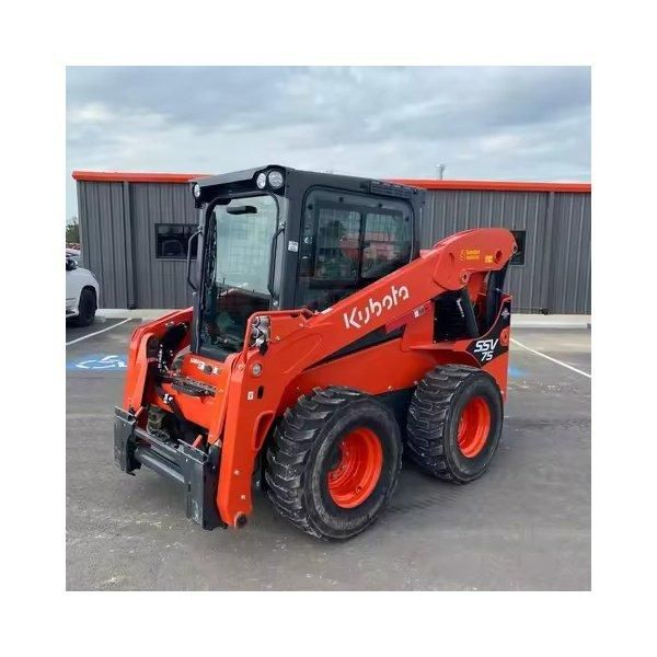 Kubota SVL95-2 compact track skid steer loader for construction sites durable machine with powerful hydraulic system high stability and excellent traction for rough terrain excavation and earthmoving operations - Image 4