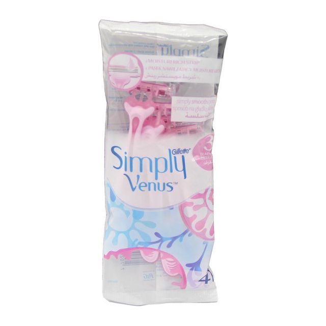 Gillette Venus Women's ComfortGlide White Tea Scented Moisture Bars 3-Blade Disposable Razors - Image 4