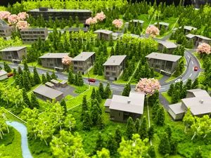 Villa Scale Model with Light, Real Estate 3D Model Printing Origin China Model NO. SMAM-007 Trademark customized Specification 1: - Image 1