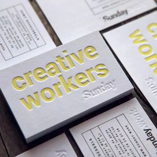 Custom Printing Service Cotton Paper Business Card Printing - Image 5