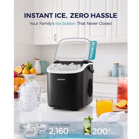 Efficient Compact Portable Ice Maker Machine for Home Kitchen Countertops - Image 3