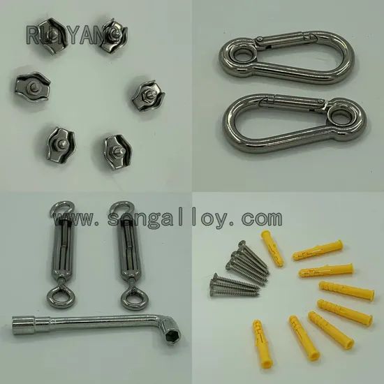 Stainless Steel Triangle Sun Shade Sail Canopy Hardware Kit - Image 3