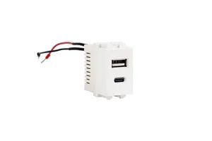 Thailand 6 Pin Socket Customized Multi Functional Wall Double Thailand Socket Light Power Electrical Extension Wall Socket - Image 6