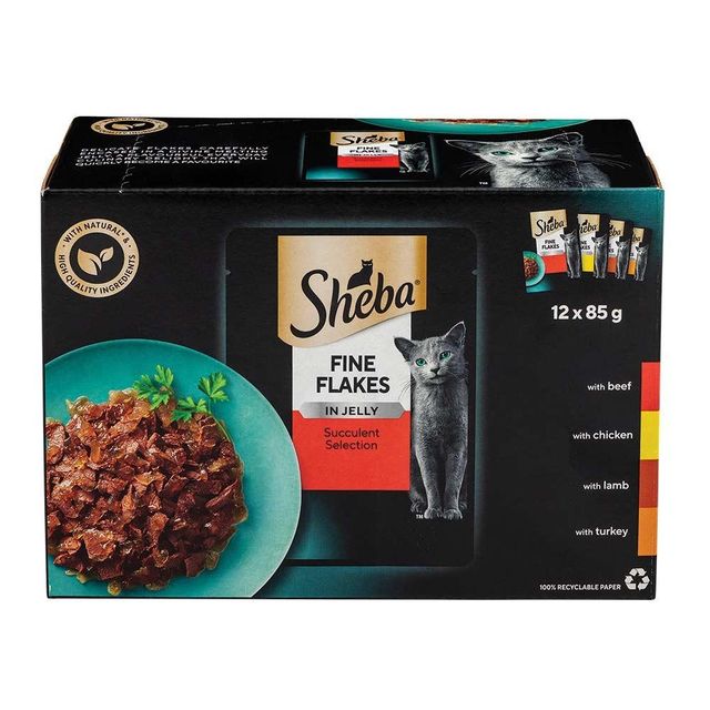 Sheba Cat Food Delicious Fine Cuts In Rich Gravy For Daily Feeding Best Quality Cheap Price Available - Image 2