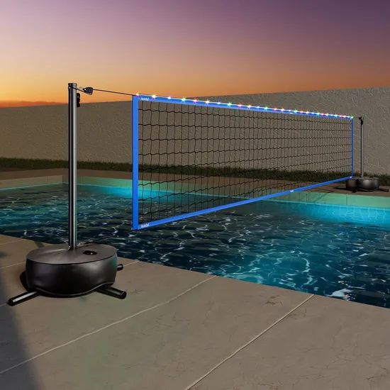 Outdoor Water Volleyball Net for Pools and Beaches MOQ 220m Origin China Certificate CCS Model NO. NT-WVN Plastic Rope PE Rope - Image 3