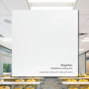 Rock Wool Acoustic Ceiling Panels Sound Absorbing Ceiling Board Material Stonewool Ceilings - Image 1