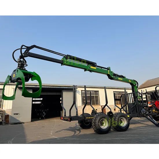 Forestry Machinery Timber Forest Forestry Log Wood Crane with Forest Trailer - Image 3