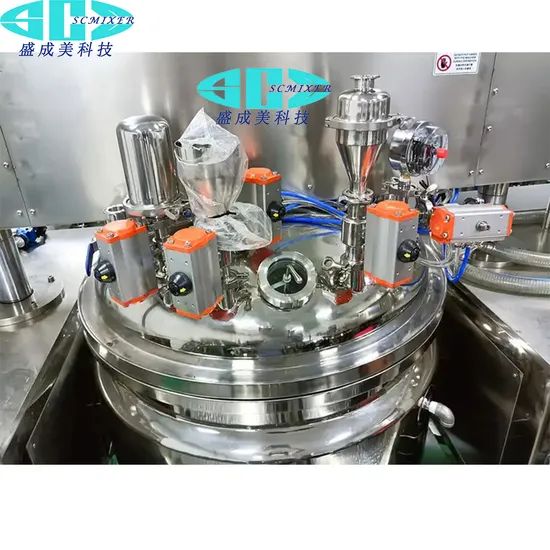 Scmixer New Automatic Vacuum Homogenizing Emulsifier Machine Cosmetics Production Cake Gel Emulsifier Maker Chemical Machinery Equipment - Image 2