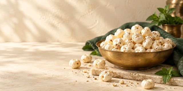 Makhana (Foxnuts) – product photo 1, product detail gallery