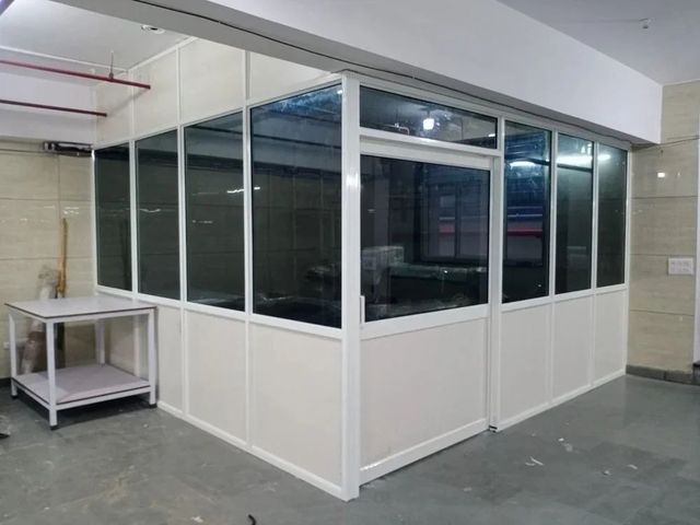Modular Office Partition Panel Thickness 50 mm Partition Height 1200 mm Application Area Interior Partition Type Full - Image 1