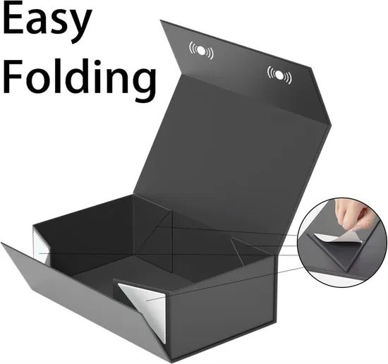 Factory Direct Wholesale Foldable Magnetic Gift Box Collapsible Wedding Christmas Packaging - Image 1