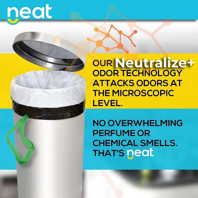Neat Tall Kitchen 13 Gallon Drawstring Trash Bags Heavy Duty Leak-Resistant Garbage Bags - Image 5