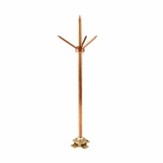 Pure Copper Lightning Arrester Material Copper Rated Voltage 11 kV 1meter 14.2,17.2,25mm Air Rod Height 1meter Country of Origin Made in - Image 2