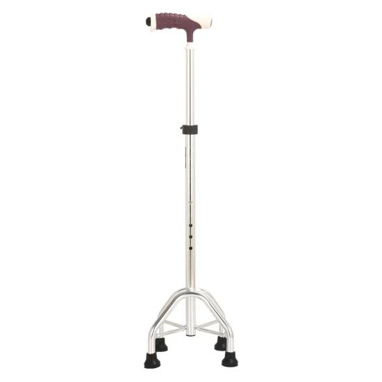 Crutches Aluminum Alloy 4-Leg Medical Luxury Walking Stick Cane - Image 1