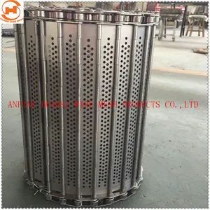 Metal Conveyor Chain Plate Slat Steel Hinged Belt - Image 6