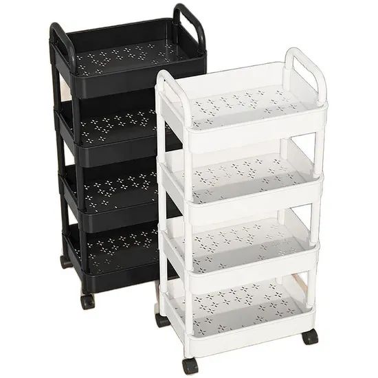 Directly Supplied Household Floor Standing Multifunctional Storage Kitchen Racks - Image 1
