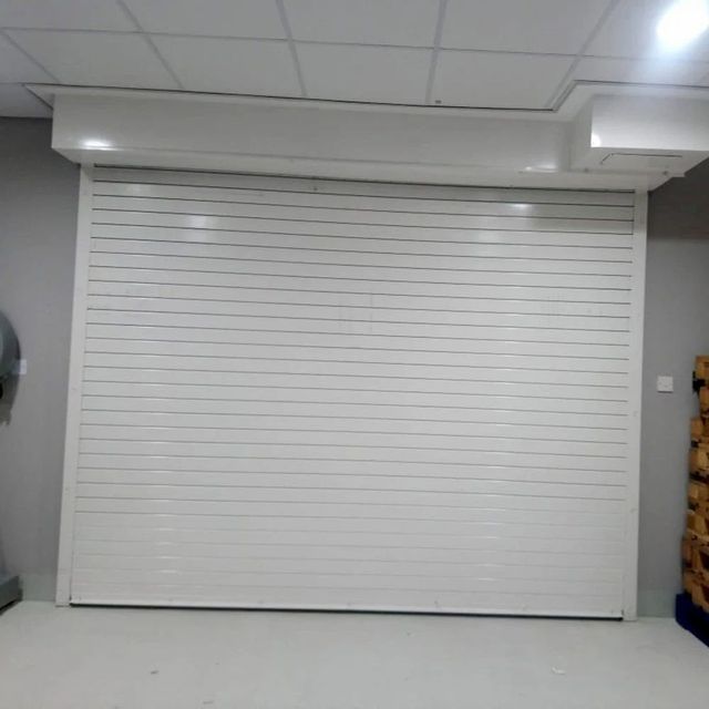 PVC Insulated Double Wall Rolling Shutters Material PVC Operating Type Manual Surface Treatment Painted Control Components Key - Image 3