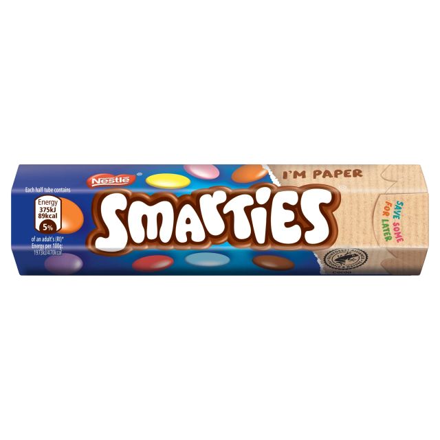 Chocolate Smarties Candy Pieces Colorful Sugar Coated Sweet Snack Bite Size Fun Treat For Kids Lunch Box - Image 2