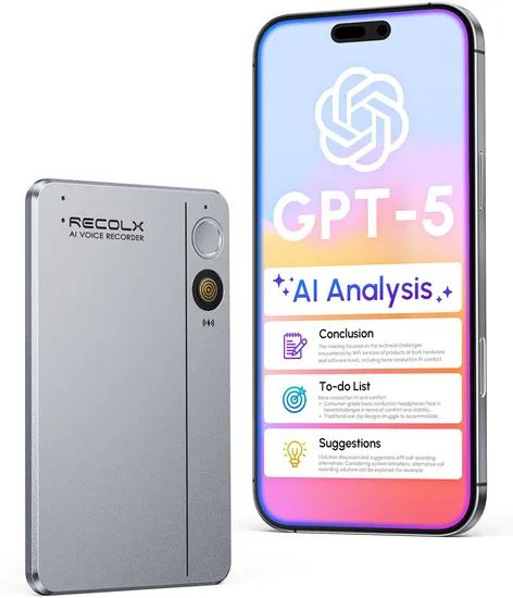 Advanced Ai Voice Recorder with 30 Hours Digital Recording Time - Image 1