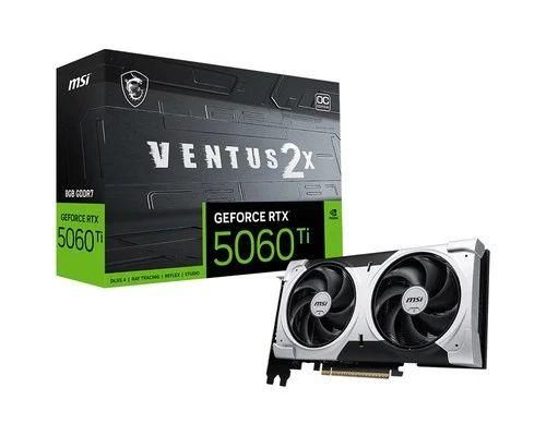 NEW MSI GeForce RTX 5060 Ti Ventus 2X 8GB GDDR7 PCI Express Graphics Card GPU - Image 1