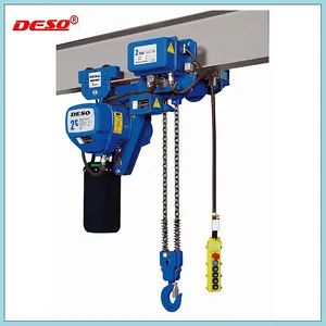Lifting Heavy Cargo Eelctric Chain Hoist Color Yellow Condition New Chain Falls 2 Trademark Deso Model NO. HH-B Payment T/T L/C - Image 5
