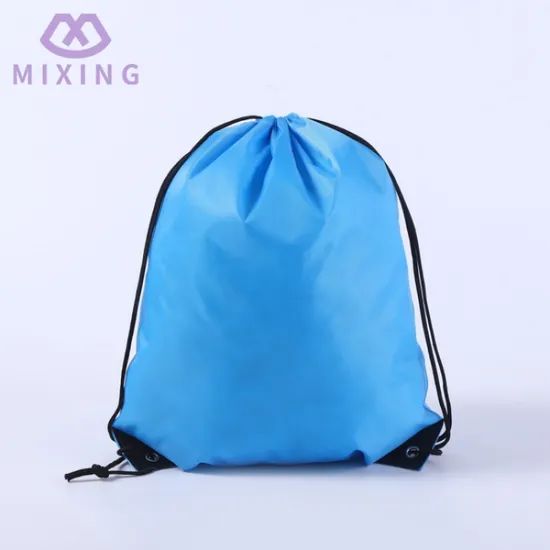 Wholesale 210d Sports Waterproof Polyester Nylon Drawstring Backpack Promotional for Kids - Image 3
