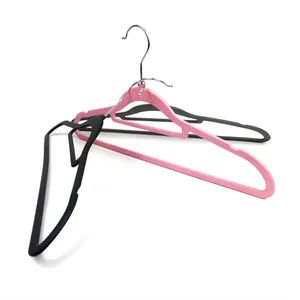 Flocked Hangers Trademark FD Model NO. VT72 Certificate SGS Application Tops HS Code 3924900000 Selling Units Piece Usage Clothes Store - Image 2