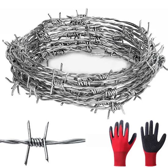 Low Cost Perimeter Protection Wire Anti-Rust 12X14 Gauge Barbed Wire - Image 6