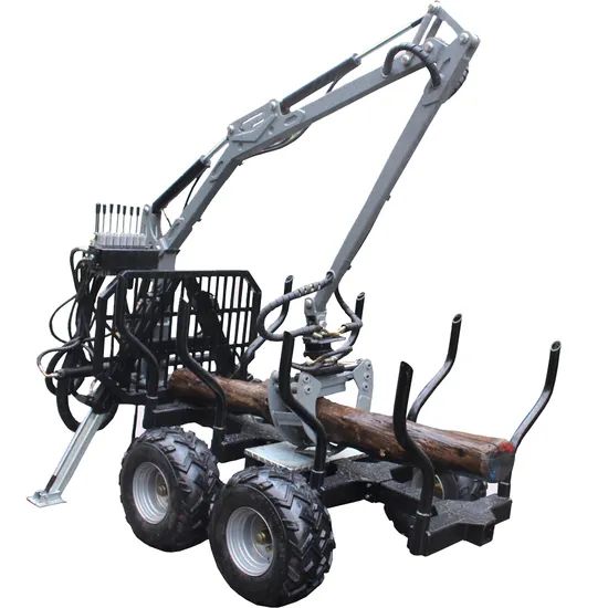 Timber Log Trailer with Crane for ATV and UTV - Image 3