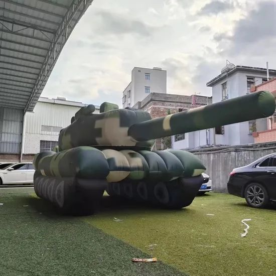 Advertising Inflatable Tank Model Advertising Giant Tank Origin China Material Oxford Technics Sewing Inflatable Gas Air - Image 6
