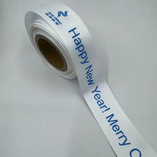 Wholesale 100 Polyester Single Face Color Satin Ribbon for Custom Logo - Image 1