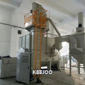 Wire Mesh Belt Shot Blasting Machine PLC Seimens Condition New Model NO. QWD Specification CE HS Code 84798190 Trademark KNNJOO - Image 3