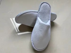 Thick Sponge Slippers Black Hotel Slippers Open Toe Type Slipper Sole 5.5 mm EVA Thickness Thick Origin Yangzhou Hotel Towel - Image 2