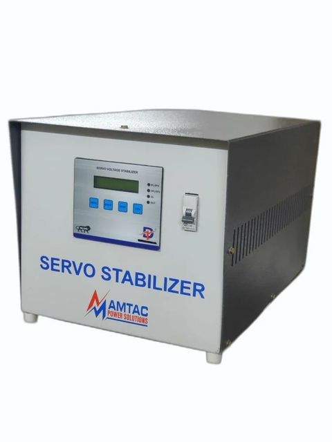 10 Kva Single Phase Servo Stabilizer Usage/Application Industrial, Commercial and Residential Phase Single Phase Cooling Type Air Cooled - Image 2