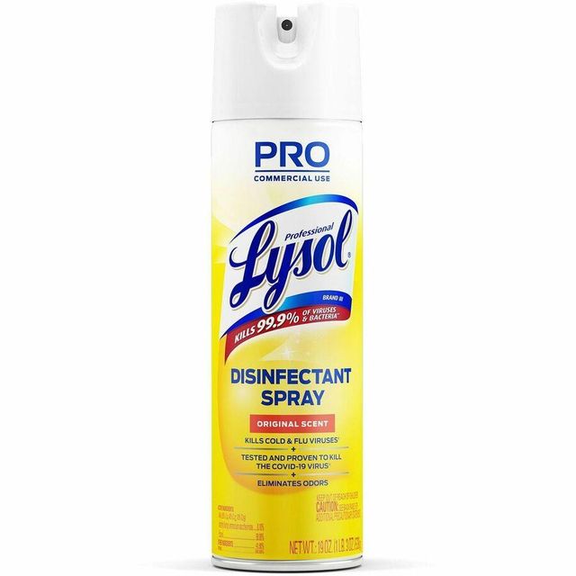 Lysol Professional Disinfectant Spray, Original Scent, 19 Oz., Case Of 12 - Image 3