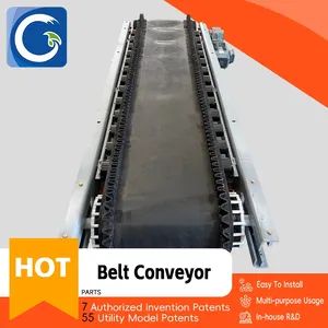 Conveyor System Machine Industrial Modular Flat Inclined Belt Conveyor - Image 6