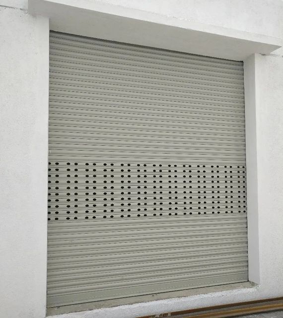 Mild Steel Perforated Rolling Shutter Height 7 - 8 feet Shutter Type SS/MS Material Mild Steel Density 65 - 300 kg/m3 Control Components Push - Image 2