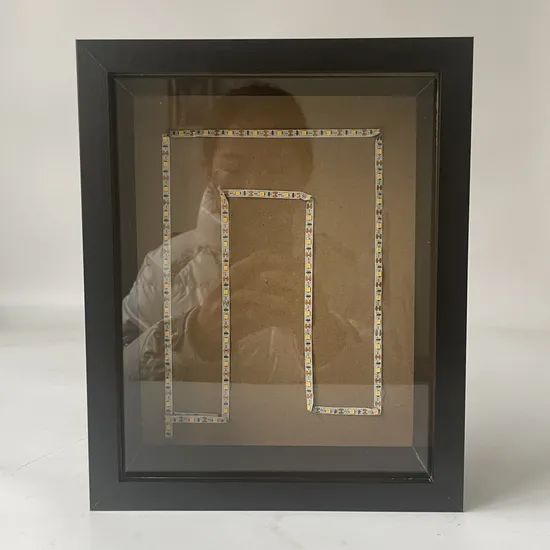 LED Art Frames Real Glass Digital Photos LED Shadow Box Frame - Image 1