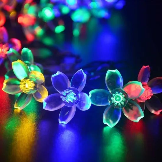 Outdoor Colorful Solar Powered LED String Light for Christmas Tree Decorations Lighting - Image 5